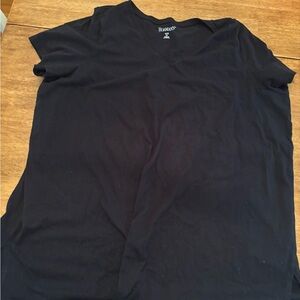 Black V-Neck Shirt